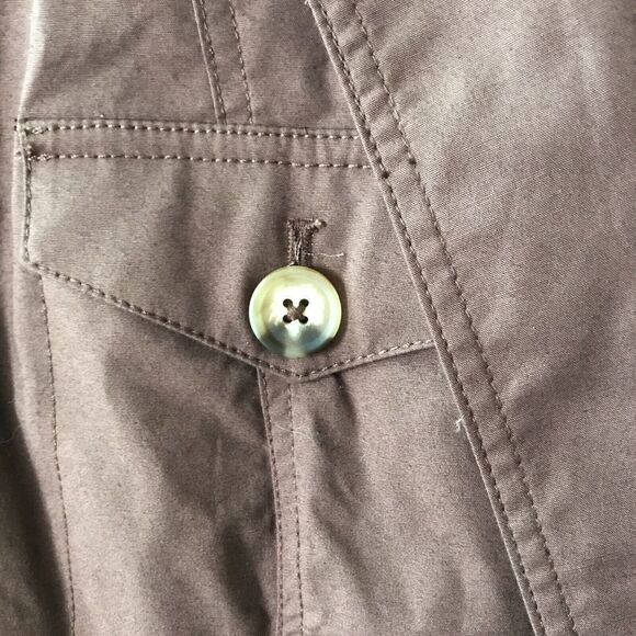 White House Black Market Brown Utility Jacket - Picture 7 of 12